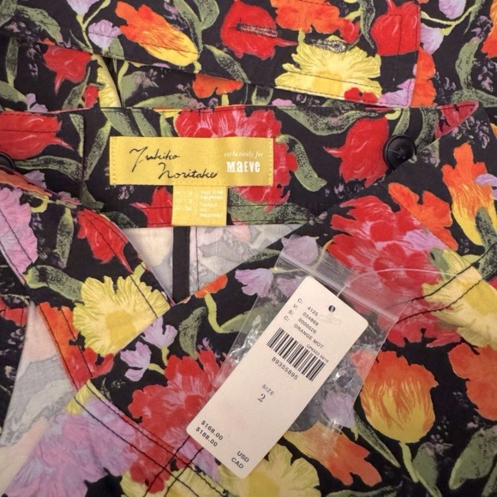 NWT Size 2 The Yukiko Noritake Portside ButtonFront Romper by Maeve - Picture 15 of 16